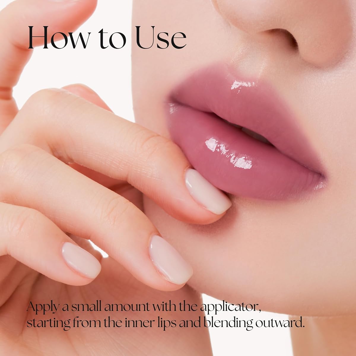 ICY GLOW Lip Tint - Vegan Collagen, Red Gloss Shine, 5ml