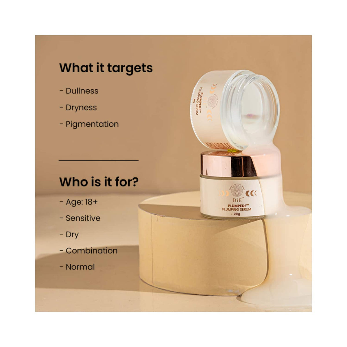 Bie Plumped! - Plumping Face Serum 20g - Image 4