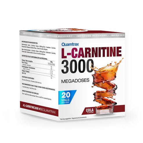 Quamtrax L Carnitine 3000 Liquid - Cola Flavour, 500 ml