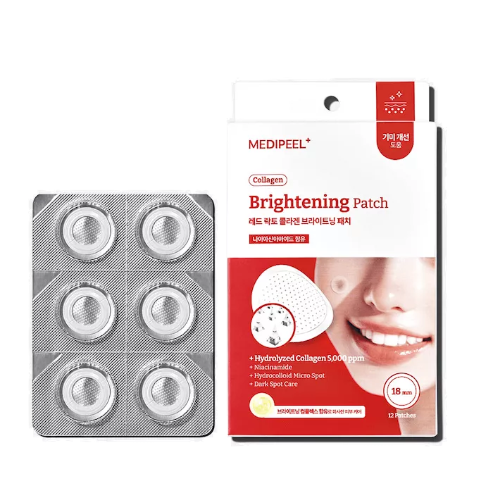 MEDI-PEEL Red Lacto Collagen Brightening Patch 12 PCS