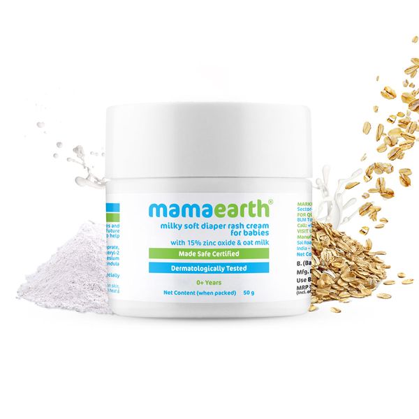 Mamaearth Milky Soft Diaper Rash Cream with Special Formula - 50g