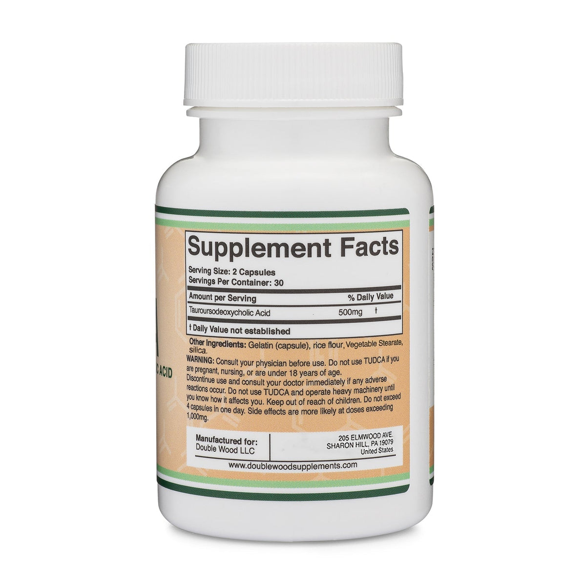 Doublewood TUDCA Liver Support Supplement - 60 Capsules - Image 3