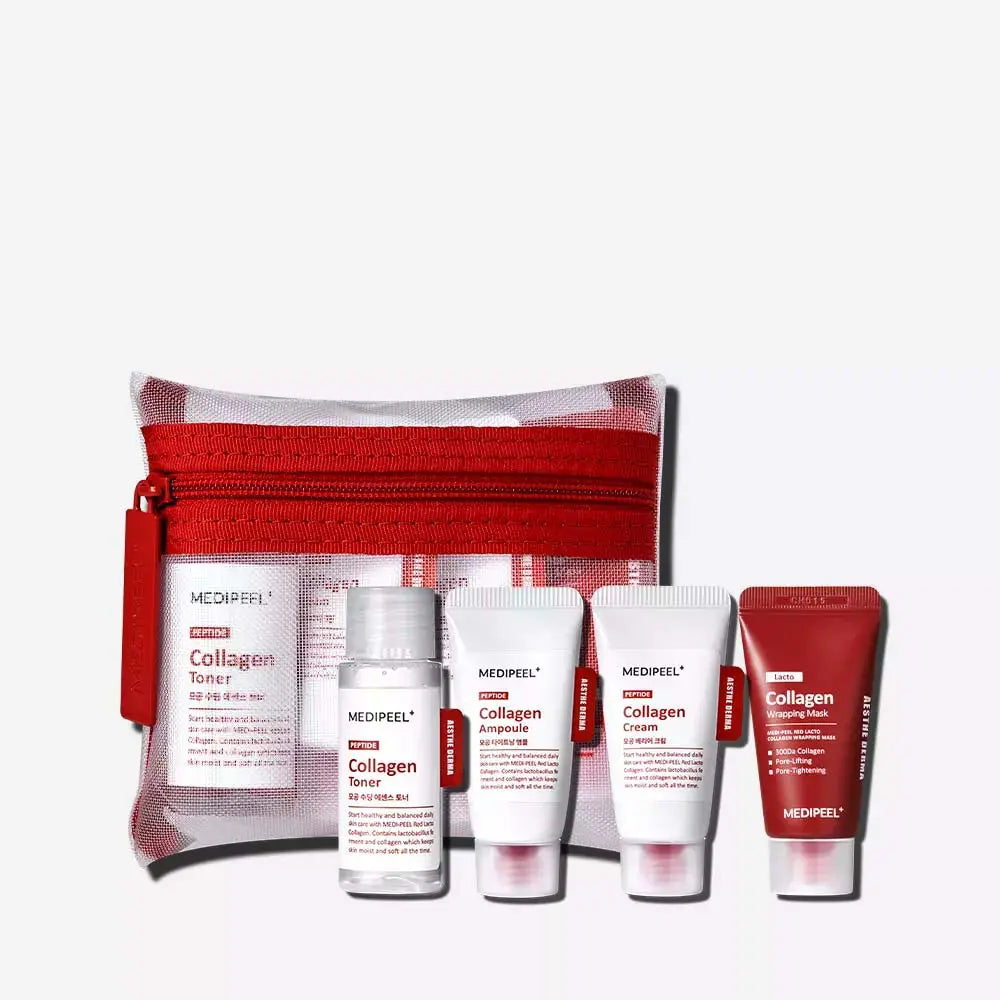 MEDI-PEEL Red Lacto Collagen Skincare Trial Kit - Face Moisturisers