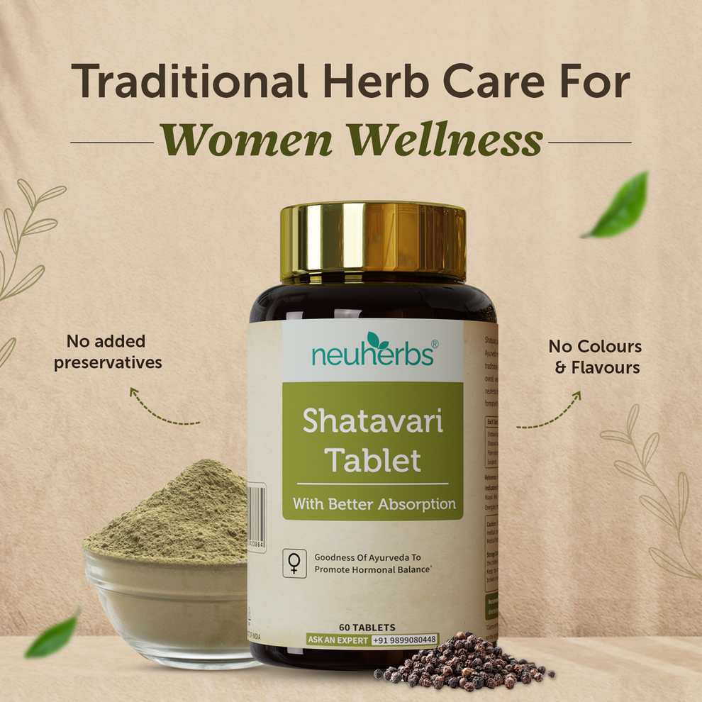 Neuherbs Shatavari 60 Tablets