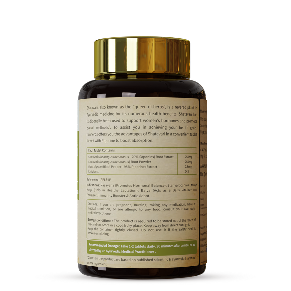 Neuherbs Shatavari 60 Tablets