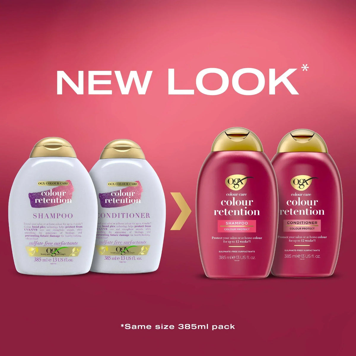 OGX Colour Retention Care Conditioner 385ml - Image 2