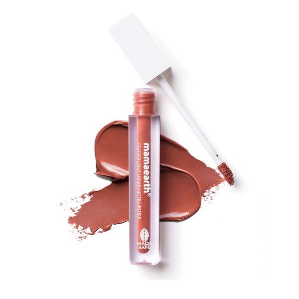 Mamaearth Liquid Matte Lipstick Nude Perfect - 3.5ml