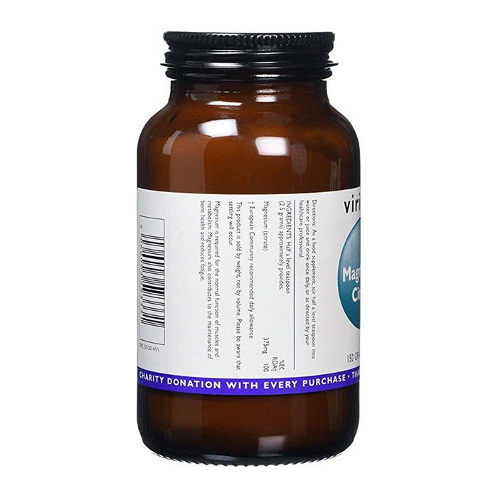 Viridian Magnesium Citrate Powder 150g - Image 3