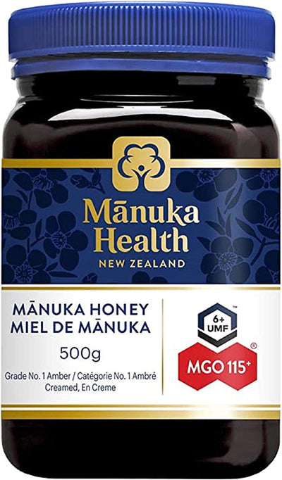 MANUKA HEALTH - MGO 115+ Manuka Honey, 100% Pure New Zealand Honey, 500 g