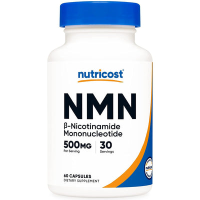 Nutricost NMN Nicotinamide Mononucleotide 500mg Capsules - Vegetarian, 60 Count