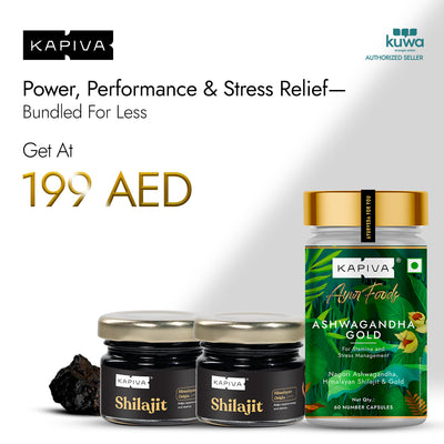 Kapiva Power, Performance and Stress Relief Combo