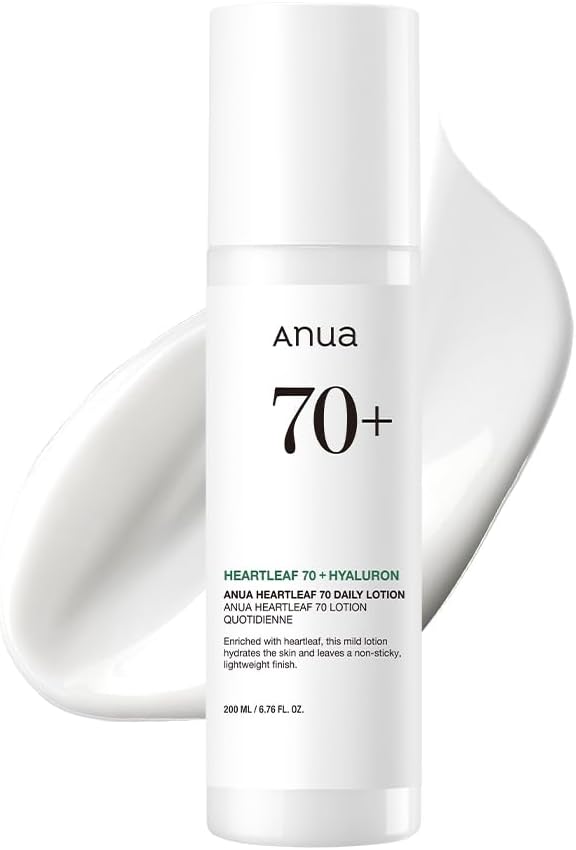 ANUA Heartleaf 70 Intense Calming Cream with Ceramide, Panthenol, Heartleaf extract, Korean Skin care - (50ml /1.69Fl. Oz) (Heartleaf Lotion)