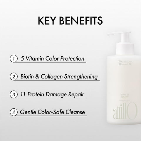 Anillo Gardenia Veil Color Shield Shampoo – Color-Treated Hair Care with Vegan Collagen, Protein Complex & White Bloom – Shine Enhancing, Damage Repair, Sulfate & Silicone-Free – 300ml / 10.1 fl oz - Image 5