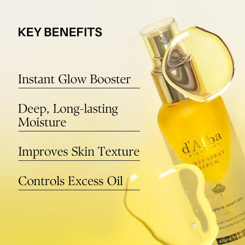 d'Alba Italian White Truffle First Spray Serum, Hydrating Face Moisturizer, Glow Serum for Radiant Skin, Non Comedogenic, All In One Mist, Vegan & Desert-Adapted 180ml - Image 6