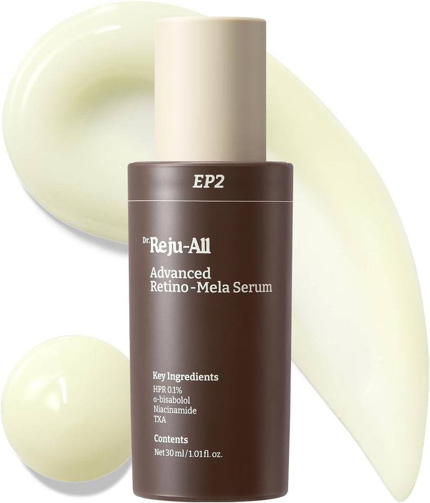 Dr.Reju-All Advanced Retino-Mela Serum – HPR Retinol Serum for Face – Anti-Aging, Pore Minimizer, Next-Gen Korean Skin care – Gentle & Beginner-Friendly – With Niacinamide 10% and TXA 4% – 30ml