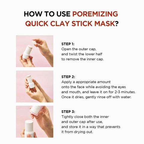 SKIN1004 MADAGASCAR CENTELLA POREMIZING QUICK CLAY STICK MASK 27G