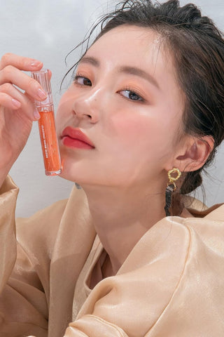 rom&nd Glasting Water Gloss 2 colors No.01 SANHO CRUSH | Syrupy gloss|Glossy Finish| Long-lasting| moisturizing| Highlighting| Natural-beauty | Gloss for Daily Use|K-beauty | 4.5g/0.16oz - Image 7