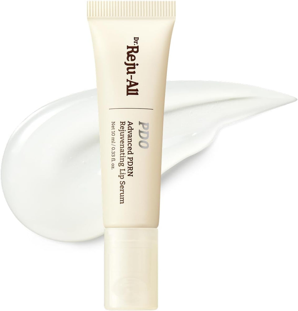 Dr.Reju-All Advanced PDRN Rejuvenating Lip Serum - Hydrating Lip Balm with Lipozip PDRN for Glowy, Dewy Lips - Gentle Exfoliating & Smoothing Lip Moisturizer - Hibiscus & Lactic Acid - 10ml