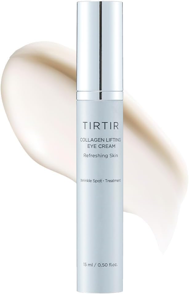 TIRTIR Collagen Lifting Eye Cream - Roller Applicator, Wrinkle Spot Treatment, Revitalizing Moisturizer,Tightening Under Eye For Wrinkles,Fine Lines, Under Eye Bags, Lift Treatment For Men & Women