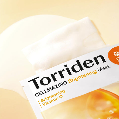 Torriden Cellmazing Vita C Brightening Sheet Mask 1 Pc - 5D Vitamin C Complex, Hydrating Hyaluronic, Dark Spot Correcting Glow Care with Panthenol & Allantoin - Image 2