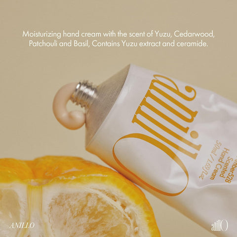 ANILLO Amber528 Scented Hand Cream – Vegan Moisturizer with Yuzu Extract, Hinoki Cypress Oil, Shea Butter & Ceramide – Amber Scent, Paraben-Free, 1.69 fl. oz - Image 7