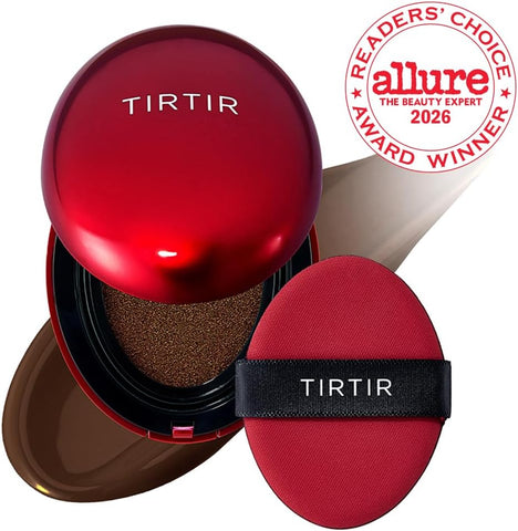 TIRTIR Mask Fit Red Cushion Foundation | Japan's No.1 Choice for Glass skin, Long-Lasting, Lightweight, Buildable Coverage, Semi-Matte (51N Fudge, 18g (Pack of 1)) - Image 2