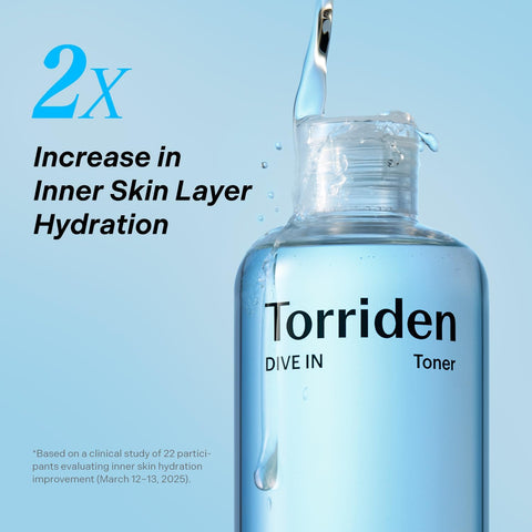 TORRIDEN Dive-in Low-Molecular Hyaluronic Acid Toner 10.14 fl oz | Low pH Facial Astringent for Hydrating, Exfoliating, Sensitive, Oily Skin | Alcohol-Free, Fragrance-Free, No Colorants - Image 5
