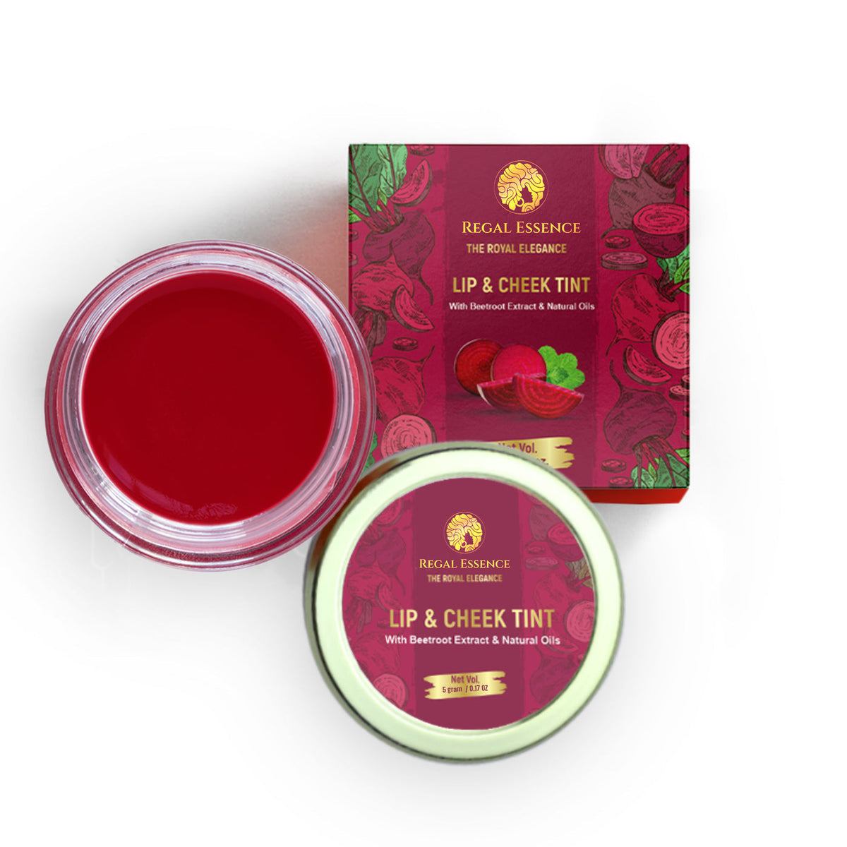 Vedapure Regal Essence Beetroot Matte Lip Tint Red, 5GM