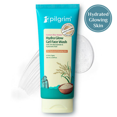 Pilgrim Korean Rice Water Hydra Glow Gel Face Wash