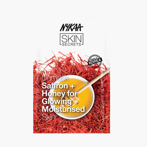 Nykaa Skin Secrets Saffron & Honey Sheet Mask