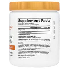 Dr Best Pure L-Arginine Powder - Vitamins & Minerals, 300g - Image 2