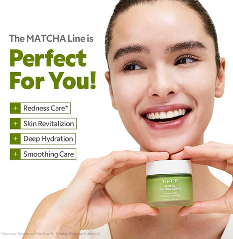 TIRTIR Matcha PDRN Calming Cream 1.69 Fl Oz | 24H Hydrating Korean Cruelty Free Moisturizer Daily Skin Care for Sensitive to All Skin - Image 6