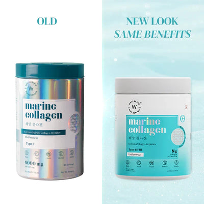 Wellbeing Nutrition Pure Korean Marine Collagen Peptides - Unflavored Beauty Supplement