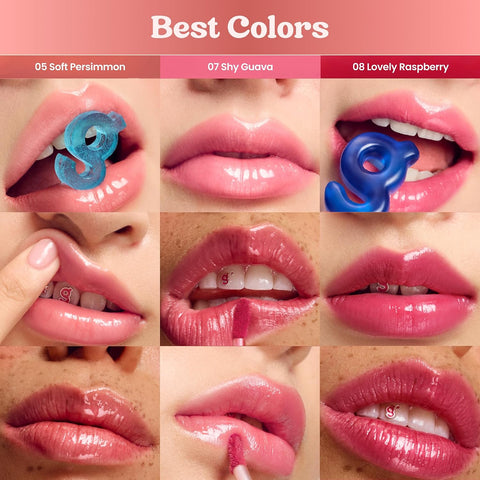 Colorgram Fruity Glass Tint, Lightweight Non-Sticky Korean Beauty Lip Tint (13 Shy Pear, 0,1 onzas líquidas (paquete de 1)) - Image 6