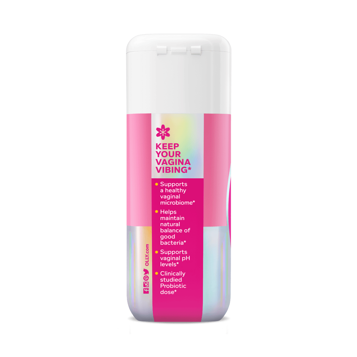 Olly Happy Hoo-Ha Gut Health & Probiotics Capsules - 25 Count - Image 3