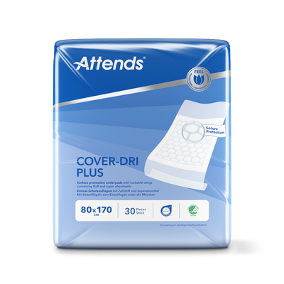 Attends Cover-Dri Plus - Absorbent Pads, 80x170 cm - Image 2