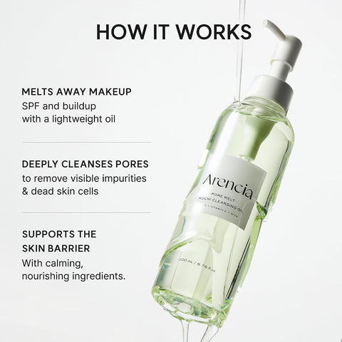 ARENCIA Pore Melt Mochi Makeup-Removing Cleansing Oil - Image 4