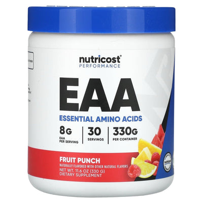 Nutricost EAA Powder - Essential Amino Acids, Fruit Punch, 30 Servings