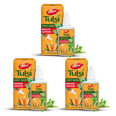 Dabur Tulsi Drops for Immune Support - Herbal Remedy, 30 mL - Image 6