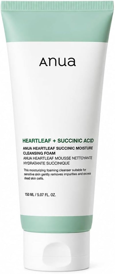 [Anua] Heartleaf Succinic Moisture Cleansing Foam 150ml
