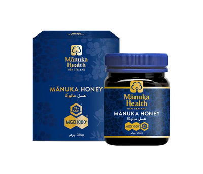 Manuka Health MGO 1000+ Manuka Honey UMF 22+, 250g - 100% Pure NZ Honey