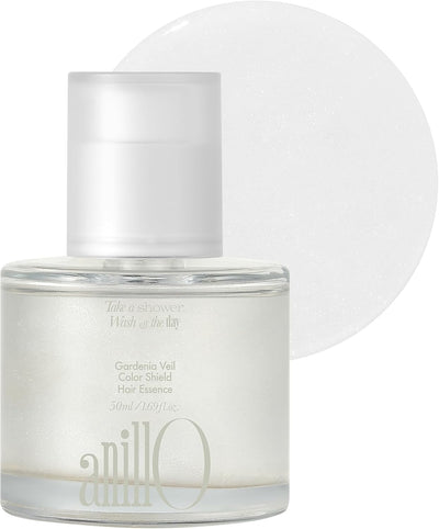 Anillo Gardenia Veil Color Shield Hair Essence – Lightweight Leave-In Treatment for Color-Treated Hair – Shine Boost, Damage Repair, Color Fixing System, Floral Scent – (50ml / 1.69 fl. Oz)