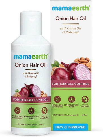 Mamaearth Onion Hair Oil, 150 ml