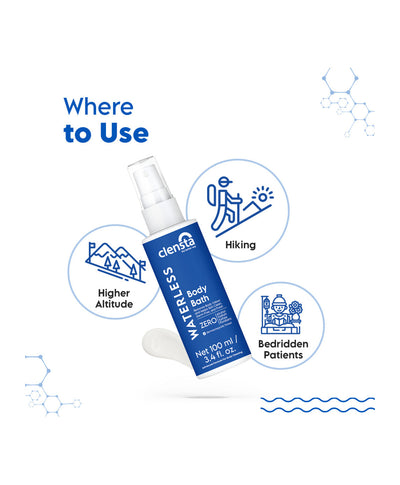 Clensta Waterless Body Bath - 100 ml - Image 4