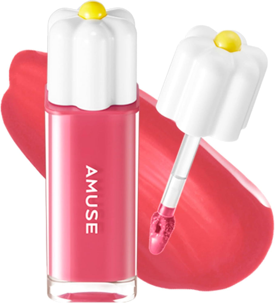 AMUSE Dew Tint (12 SUNDAY) | 35% High-moisture Water Tint, Long-lasting, Vitamin E Acetate, Moisturizing, No Peel Off, Lip Treatment, Non Sticky, Lip Stain, Korean Vegan Beauty