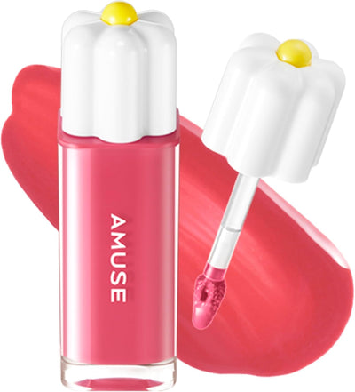 AMUSE Dew Tint (12 SUNDAY) | 35% High-moisture Water Tint, Long-lasting, Vitamin E Acetate, Moisturizing, No Peel Off, Lip Treatment, Non Sticky, Lip Stain, Korean Vegan Beauty