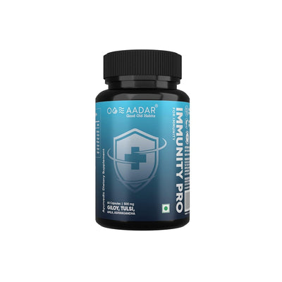 Aadar Immunity Pro Capsules - Herbal Ayurvedic Supplement, 60 Count