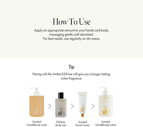 Amber528 Body Lotion – Hydrating Yuzu & Cedarwood, Fast-Absorbing & Non-Greasy, Moisturizer with Ceramide & Hyaluronic Acid for Dry Skin, Daily Use 450ml / 15.22 fl oz - Image 6