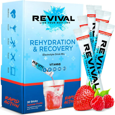 REVIVAL Functional Hydration Drink - Summer Fruits - 30 Servings