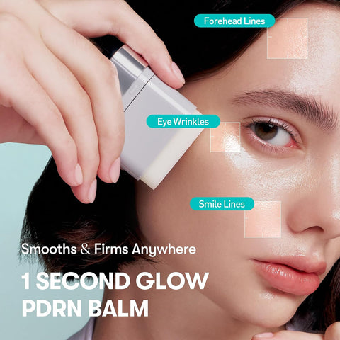 VT COSMETICS PDRN Essence Stick Balm | PDRN Collagen Multi Wrinkle Stick, All-in-One Eye & Neck Treatment, Glow Make Up Base & Face Treatment Balm - Image 4